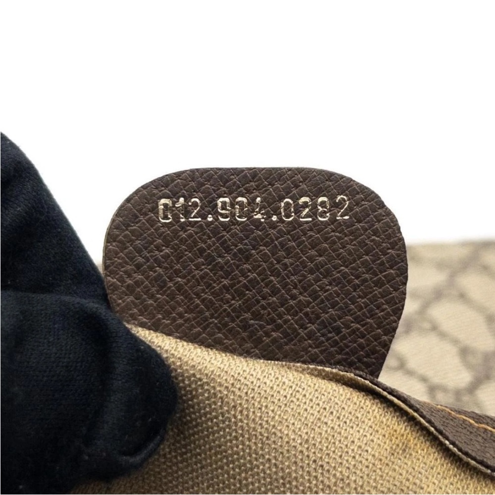 Gucci Brown Monogram Clutch - Picture 5 of 10